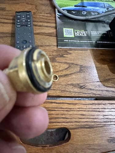 Customer photo review of 1-Handle Shower Valve with Trim Kit