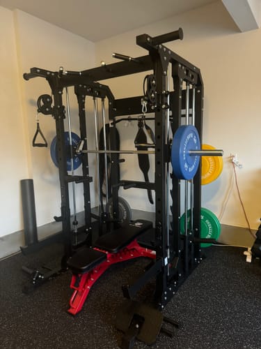 Customer photo review of MAJOR FITNESS All-In-One Home Gym Smith Machine Package Spirit B52