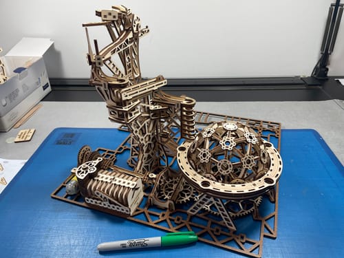 Customer photo review of Galaxy Marble Run