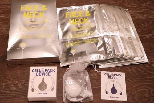 Customer photo review of 微電流蛋白機＋多因子超導修護面膜