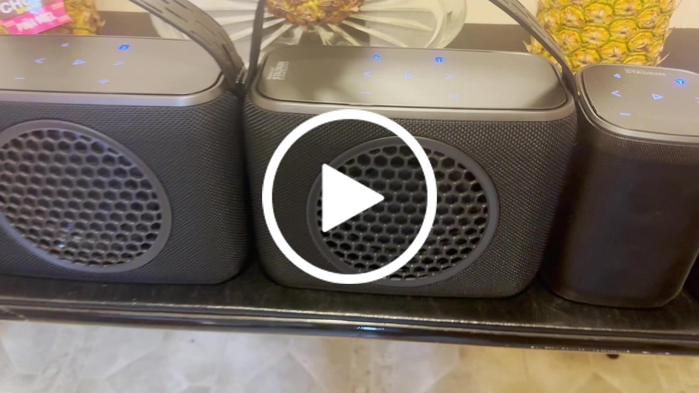Customer video review of Rocksteady Stadium 2.0 Speakers 2 Pack