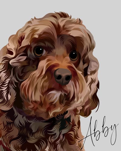 Customer photo review of Pet Canvas Wrap - Solo