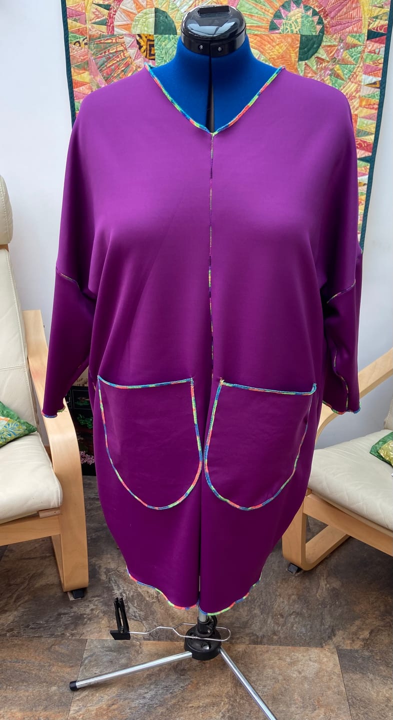 Customer photo review of Plain Scuba Fabric