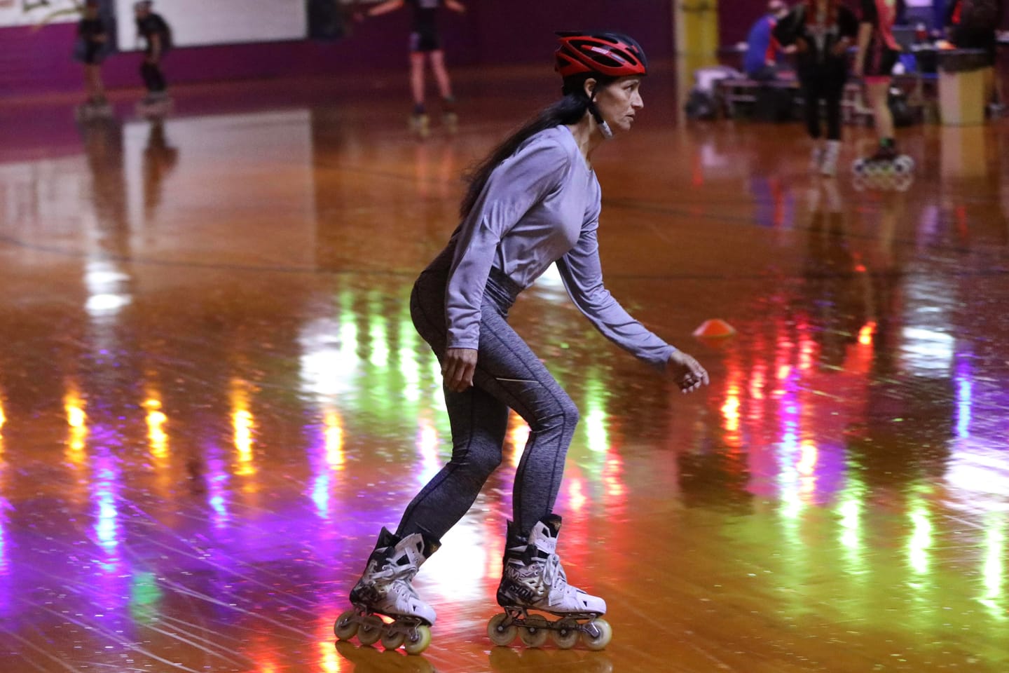 Customer photo review of Inline Speed Skating Helmet