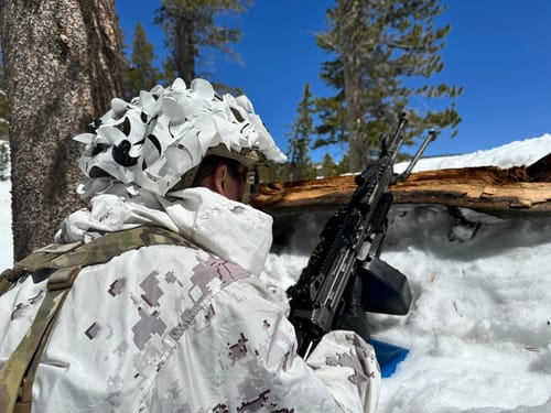 Customer photo review of Predator Ghillie™ Helmet Cover