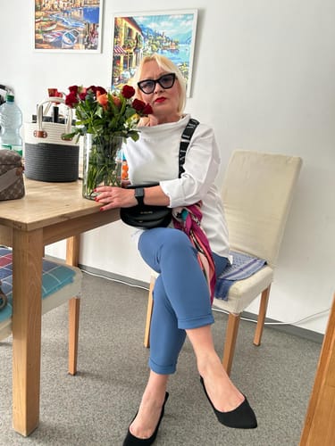 Customer photo review of Lässiges Oberteil mit einfarbigem Revers