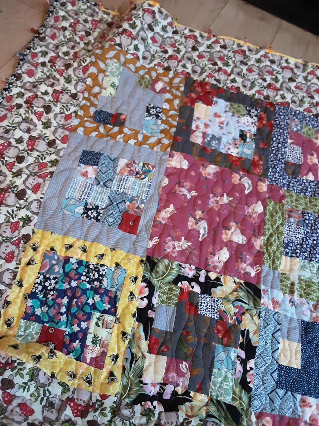 Customer photo review of Hedgehogs Polycotton Fabric