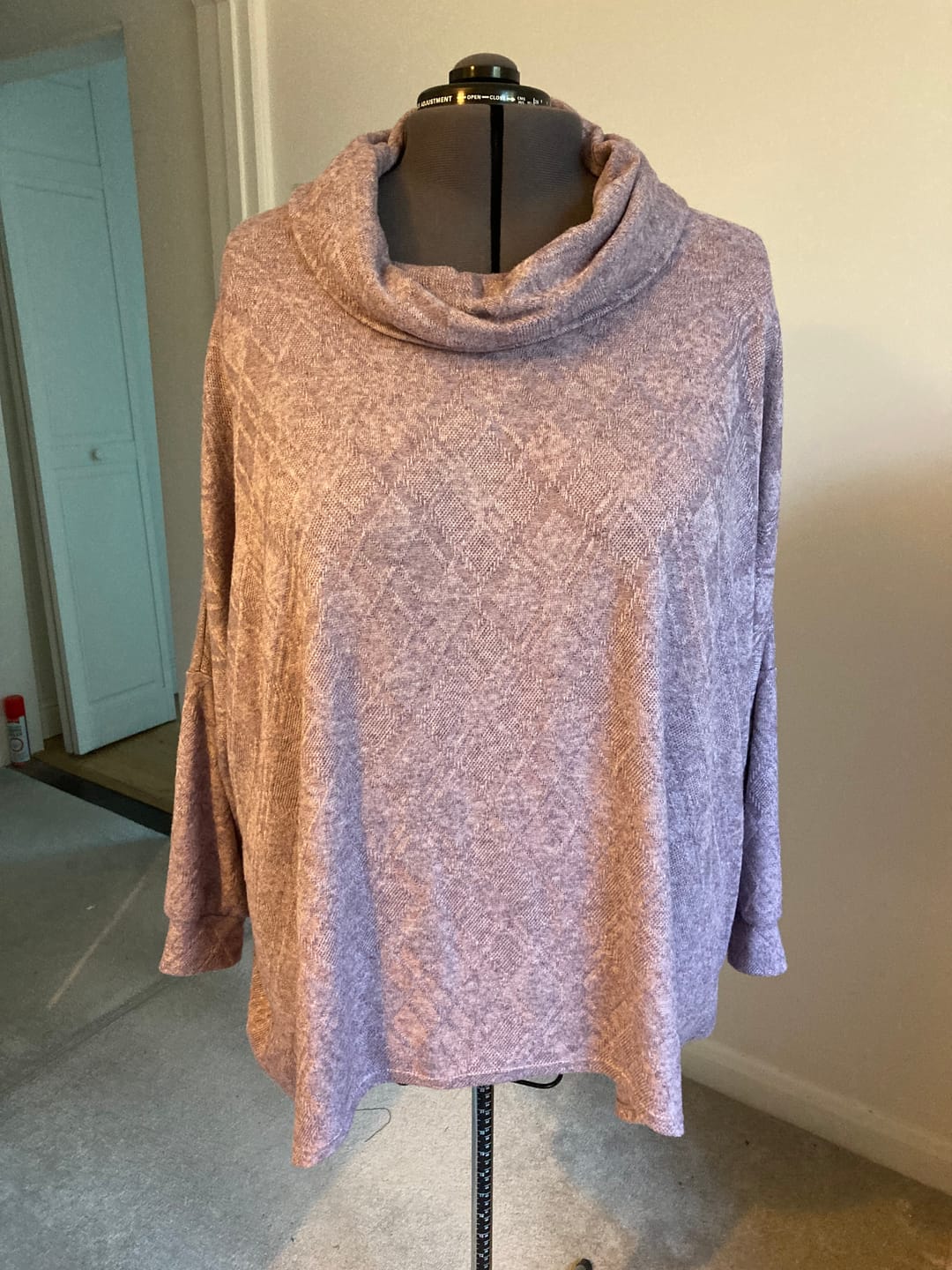 Customer photo review of Linen Look Suiting Fabric