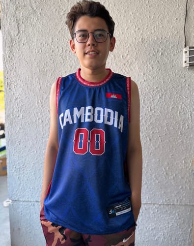 Customer photo review of Cambodia Custom Basketball Jersey
