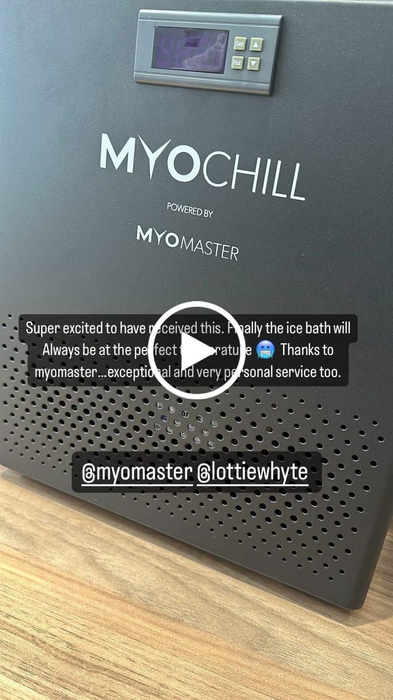 Customer video review of MyoChill