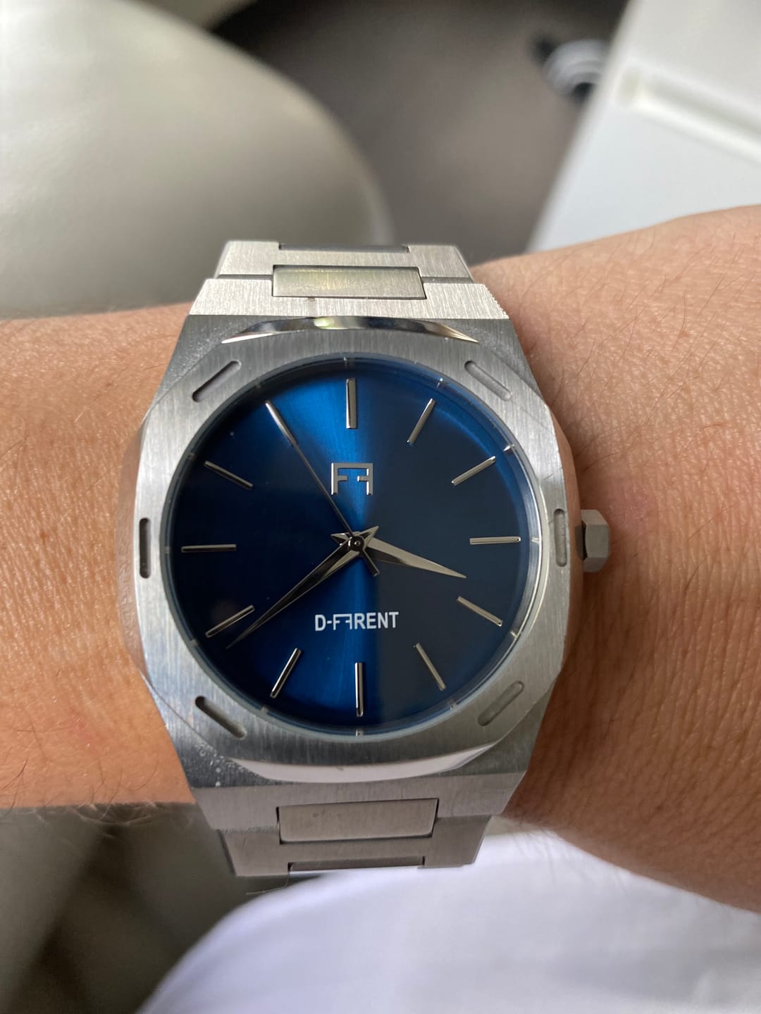 Customer photo review of DOUBLE F EDITION  SILVER/BLUE