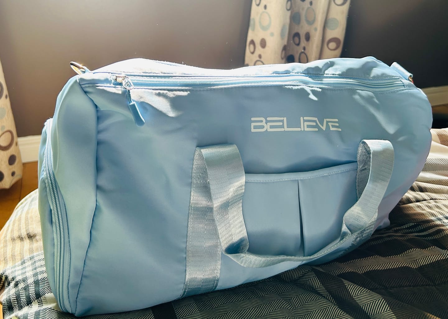 Customer photo review of Believe Gym Bag
