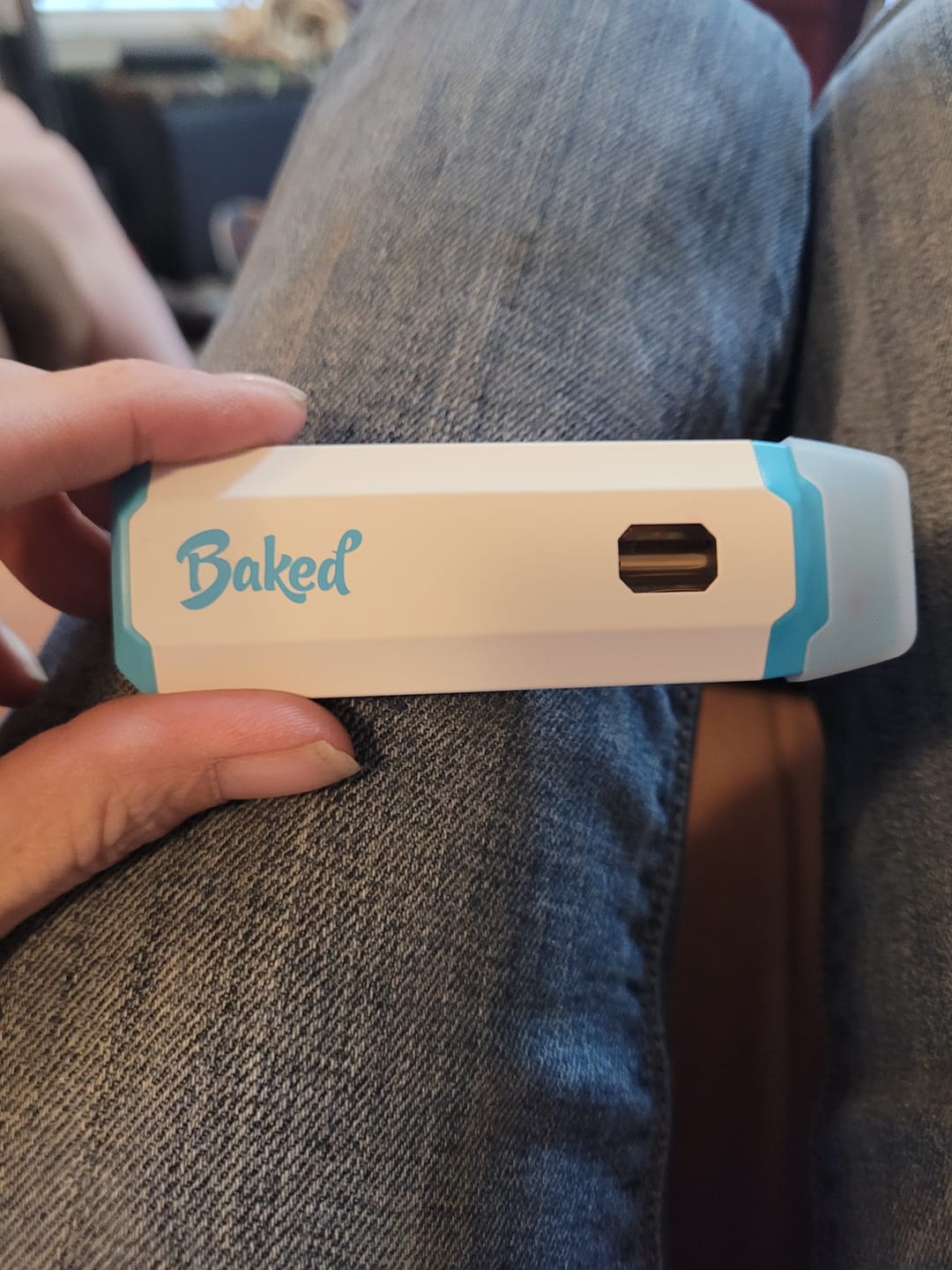 Customer photo review of NEW Baked 3 Gram HHC Disposable Vape