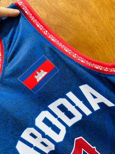 Customer photo review of Cambodia Custom Basketball Jersey