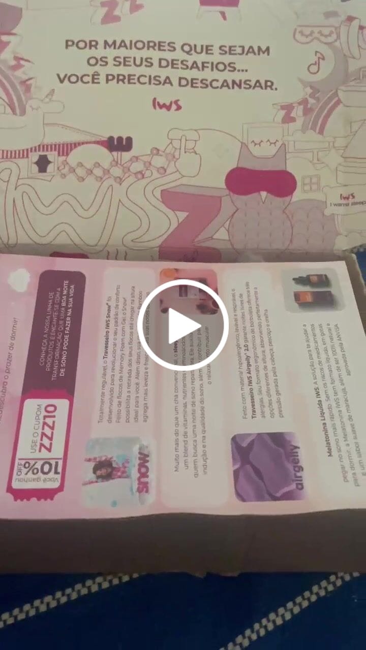 Customer video review of Kit 03 Melatonina Líquida IWS Maracujá