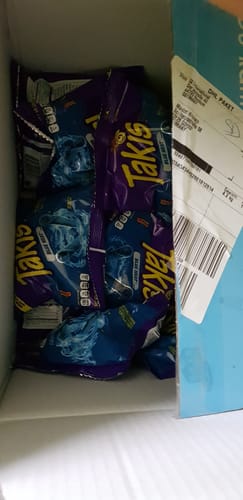 Customer photo review of Takis Blue Heat 28,3g || MHD:14.02.2024