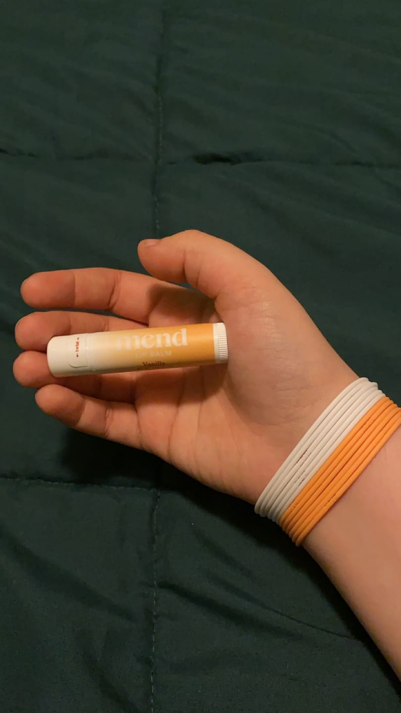 Customer photo review of Vanilla Lip Balm