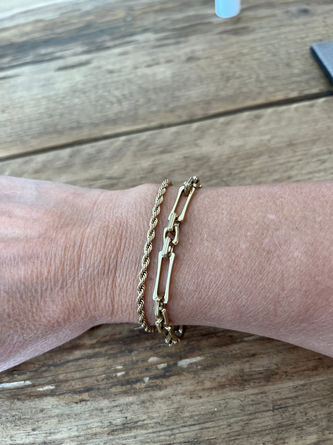 Customer photo review of The Lovers Chain Bracelet
