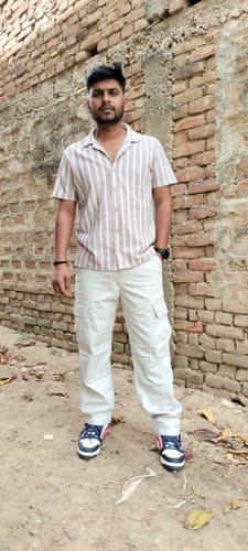 Customer photo review of BAGGY CREAM CARGO