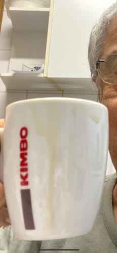 Customer photo review of Taza Espresso Kimbo 50ml