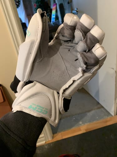 Customer photo review of CCM HG12SP Pro Stock Senior Hockey Gloves