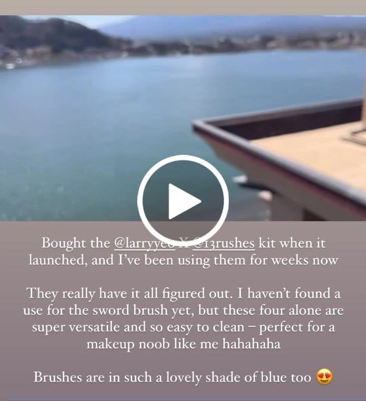 Customer video review of 13ly- The Complete kit (Brushes only)