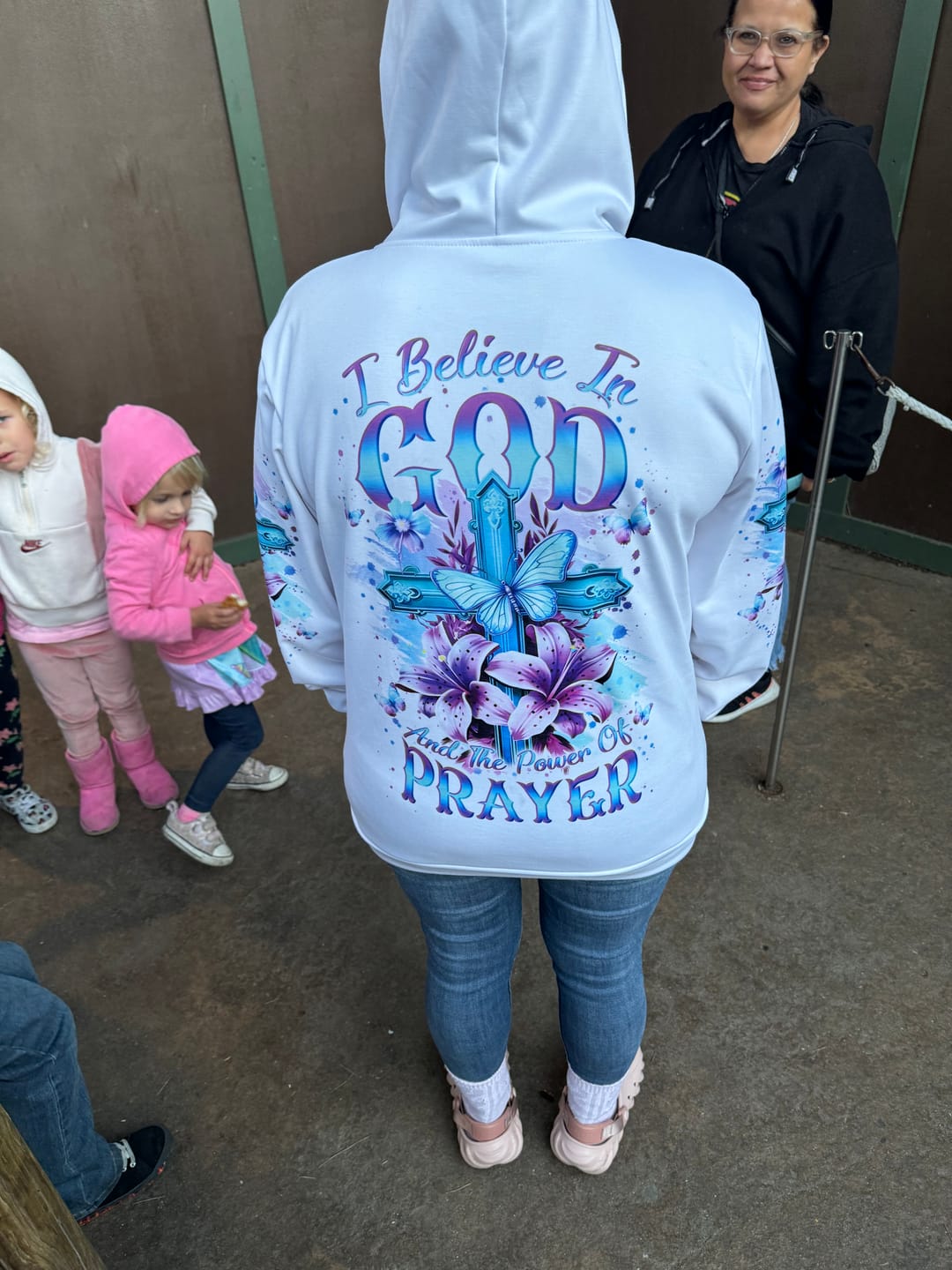 Customer photo review of I Believe In God Women's All Over Print Shirt - Yhln1710233