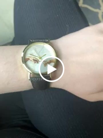 Customer video review of Michelangelo The creation of Adam Watch