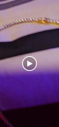 Customer video review of 3MM Moissanite Tennis Chain 14K Gold