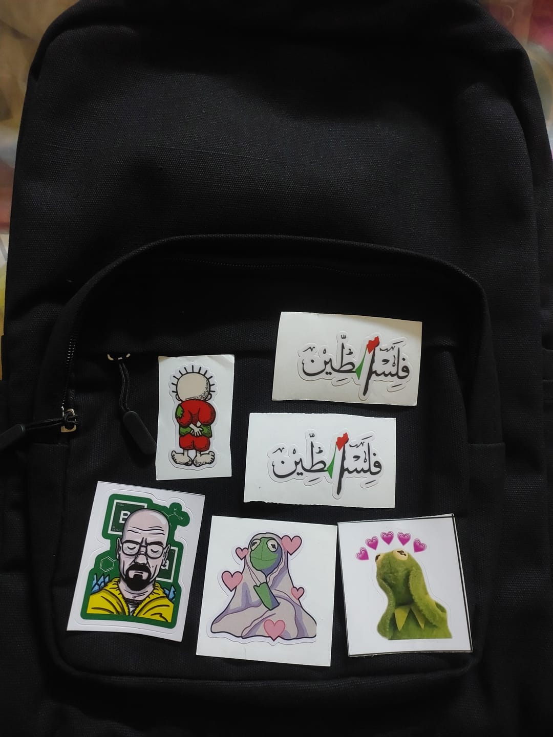 Customer photo review of Black Basic Backpack