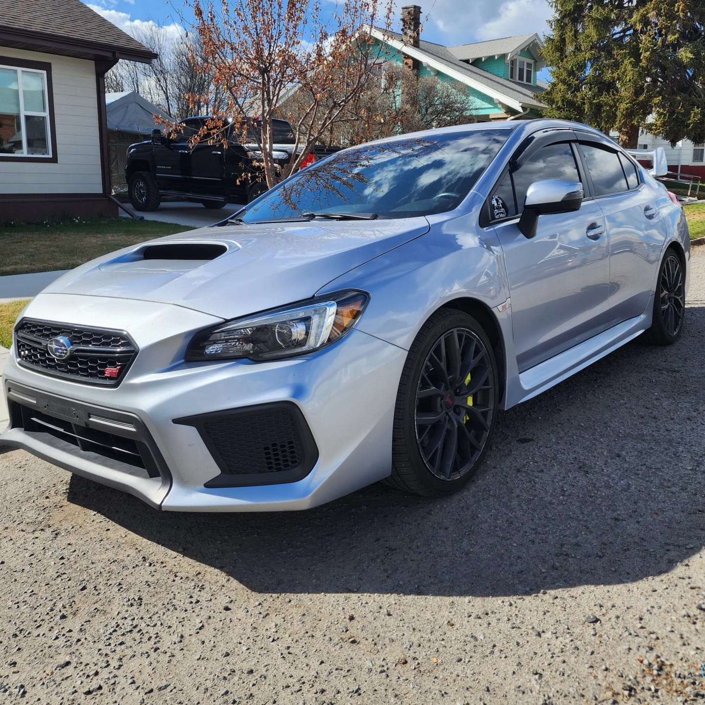 Customer photo review of 2015-21 Subaru WRX | STi Window Visors Wind Deflectors Rain Guards