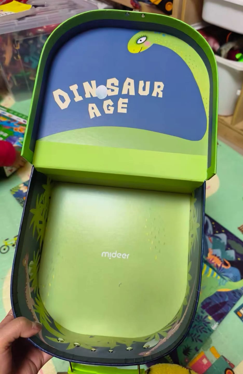 Customer photo review of Mideer Gift Box Puzzle 104 Pcs-Dinosaur Age /Sleeping Beauty /Wonderful Ocean