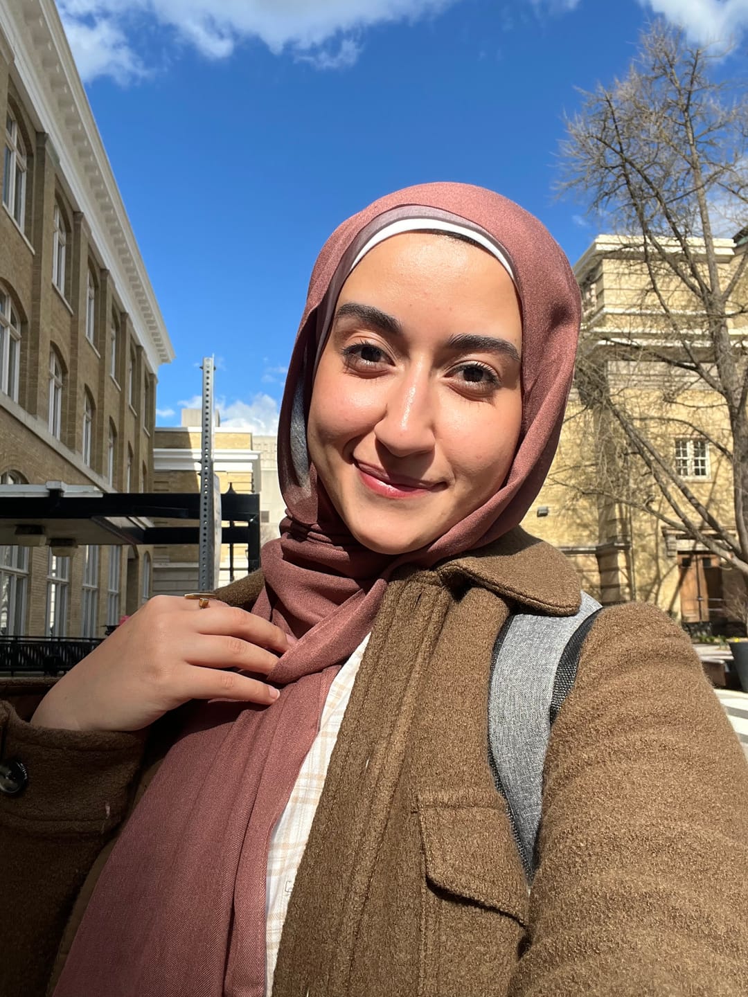 Customer photo review of Luxury Modal Hijab - Tiramisu