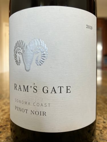Customer photo review of 2019 Ram's Gate Sonoma Coast Pinot Noir