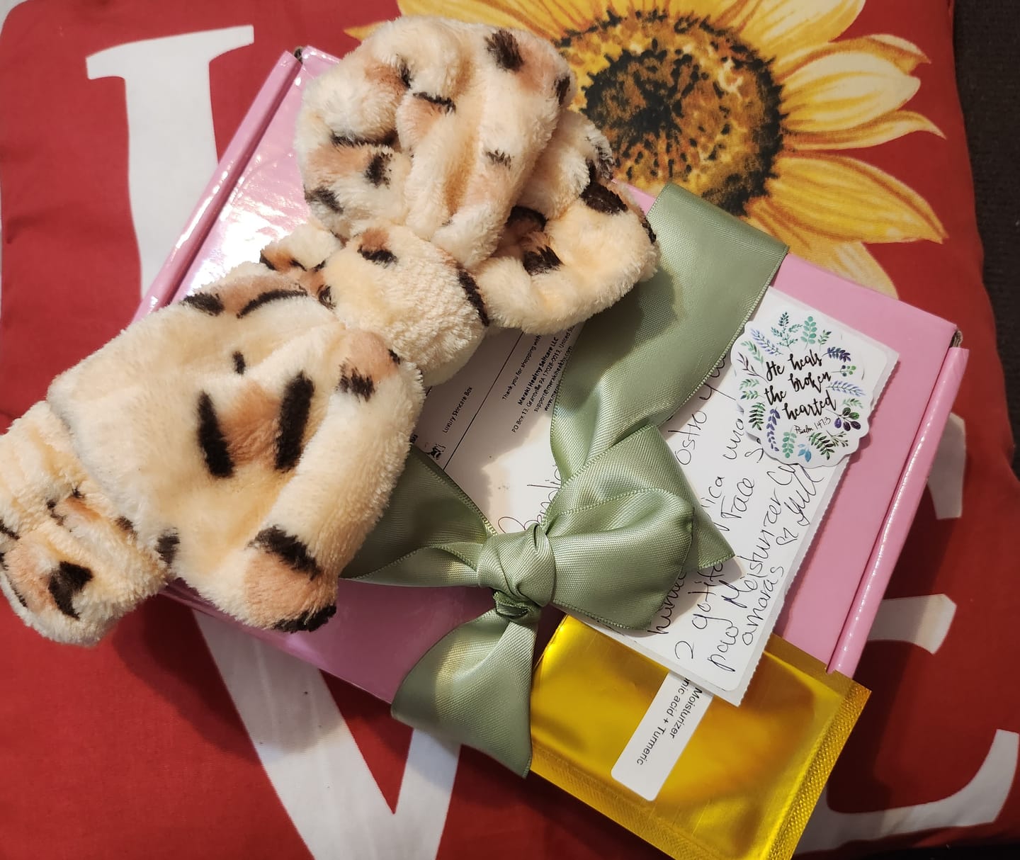 Customer photo review of Luxury Skincare Box