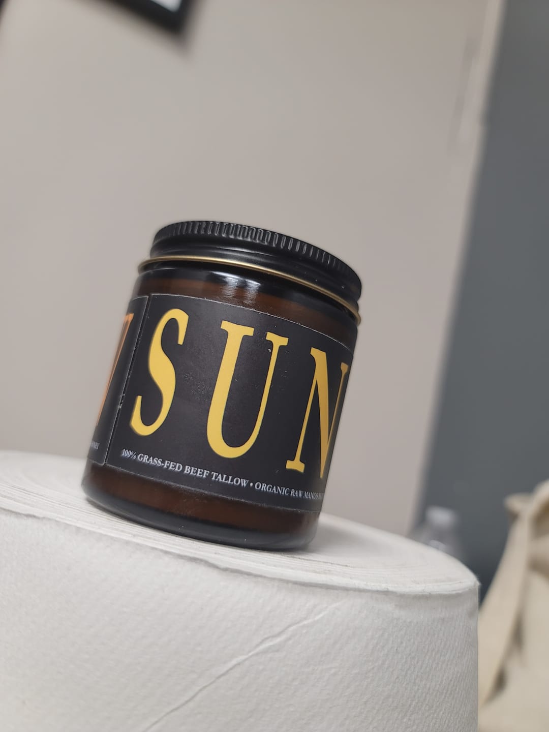 Customer photo review of SUN TALLOW - Classic Tallow Balm - 4oz.