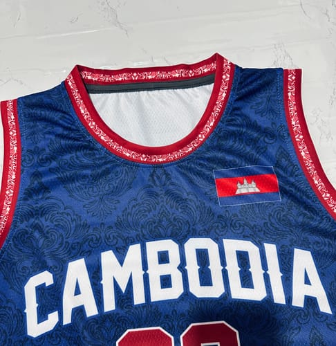 Customer photo review of Cambodia Custom Basketball Jersey