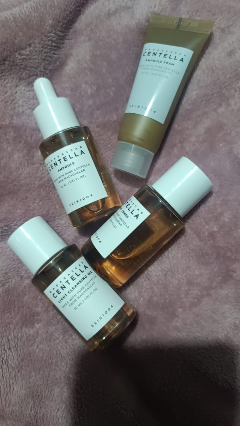 Customer photo review of SKIN1004 - Madagascar Centella Travel Kit | Kit Hidratante y Calmante