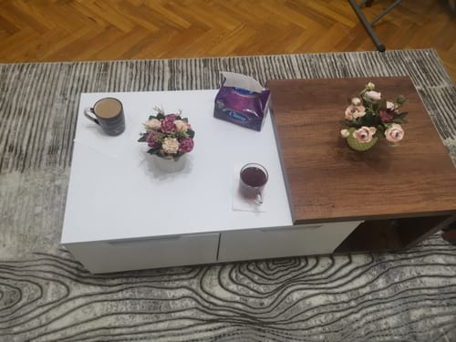 Customer photo review of ترابيزة قهوة 110×50 سم -NM02-F