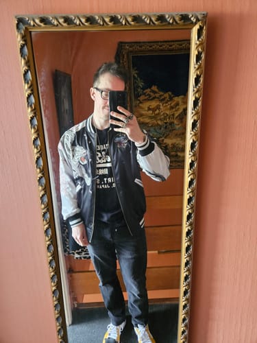 Customer photo review of Four Legendary Creatures Sukajan Souvenir Jacket