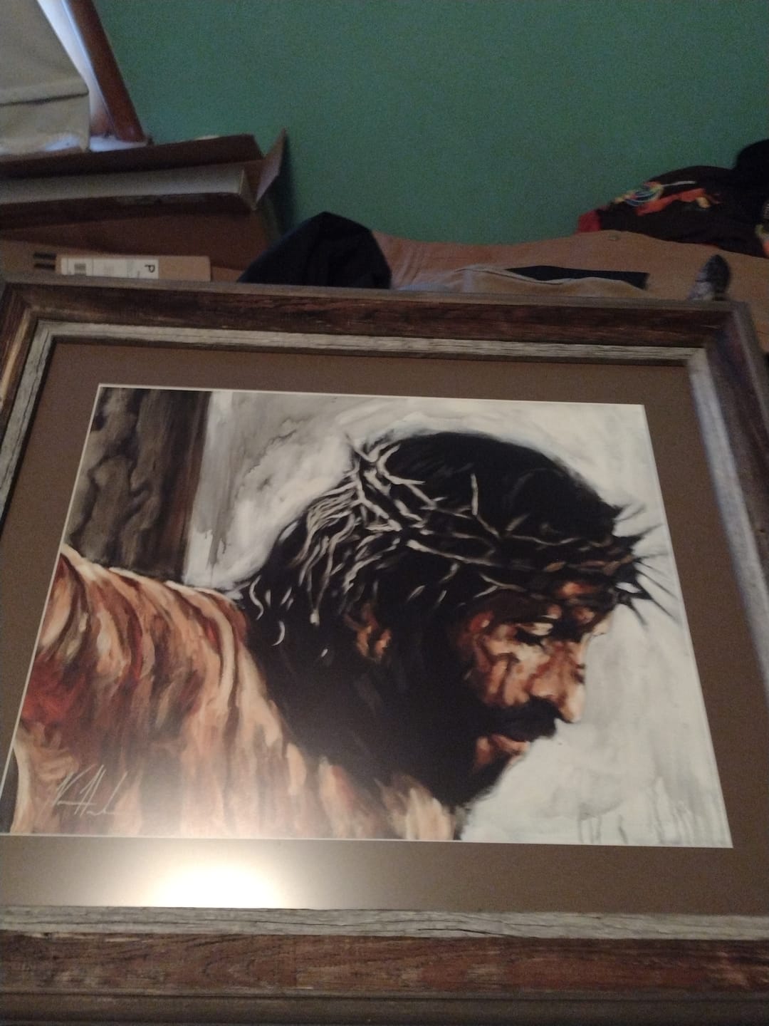 Customer photo review of By His Wounds, We Are Healed - White Background