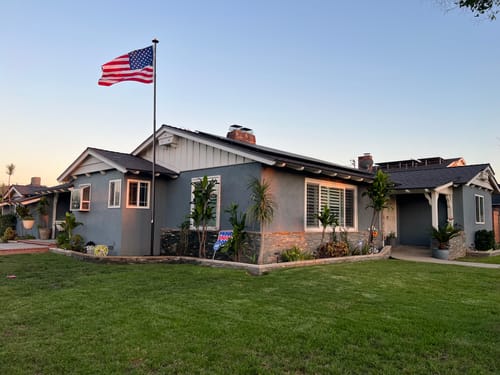 Customer photo review of 4x6ft 2-ply polyester American Flag (Popular Size)