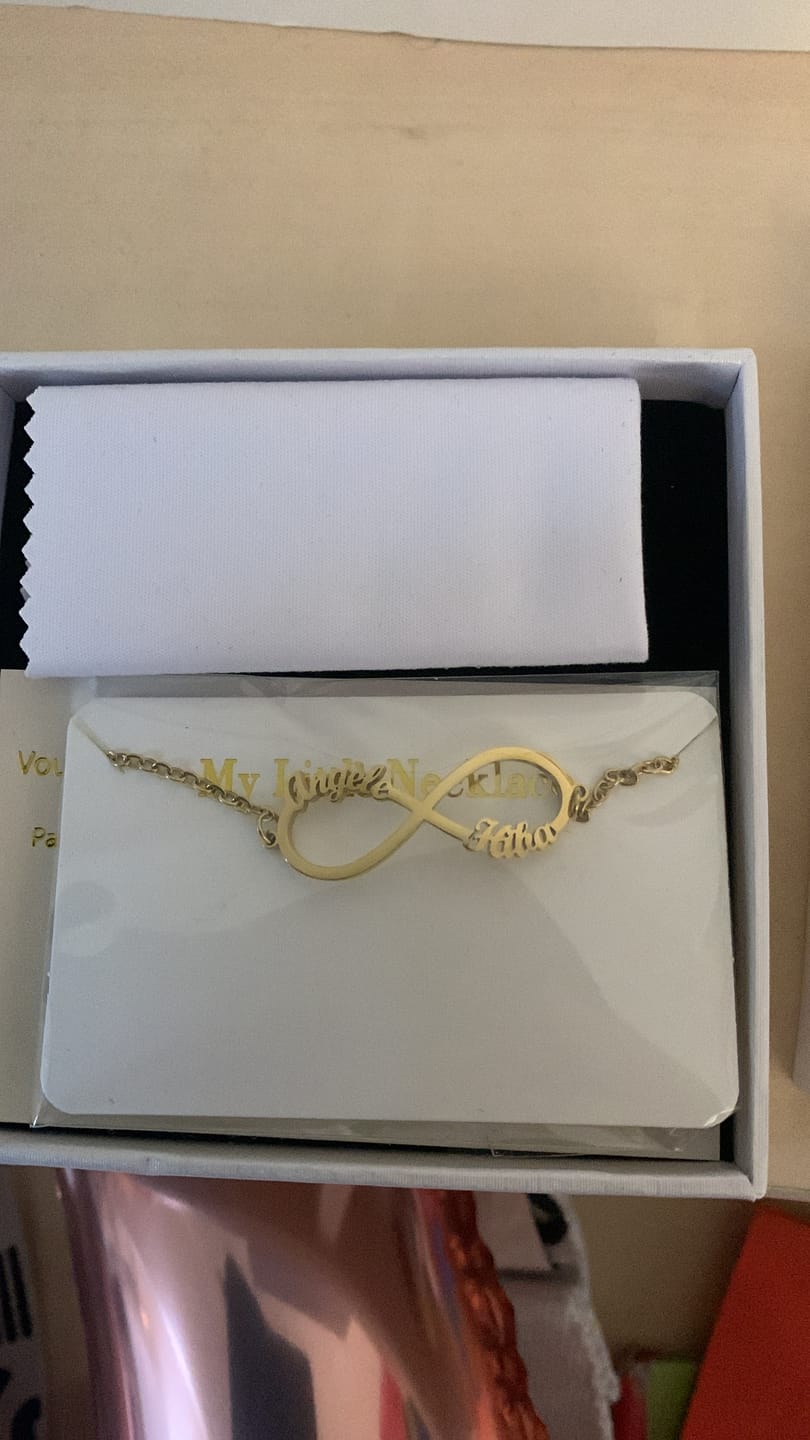 Customer photo review of Bracelet Infini