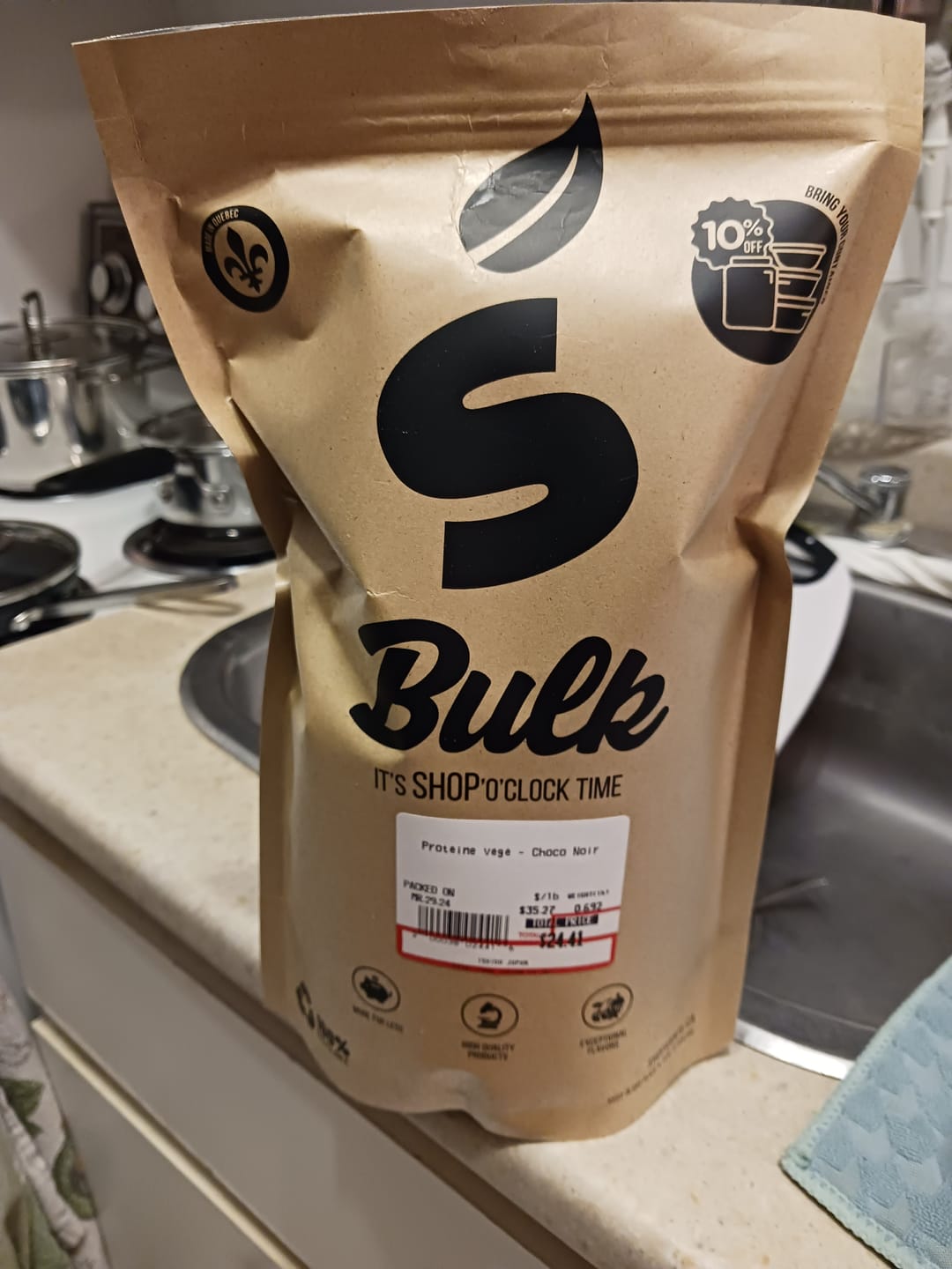 Customer photo review of VRAC - Protéine végétale (1lb)