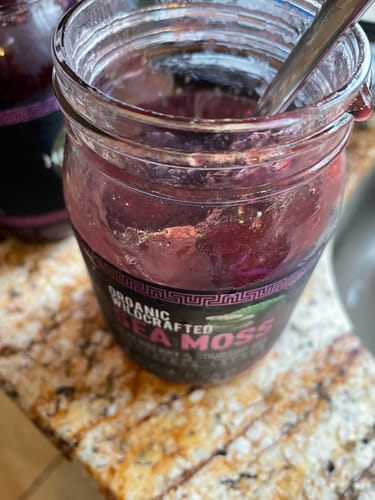 Customer photo review of Elderberry and Soursop Infused Sea Moss Gel