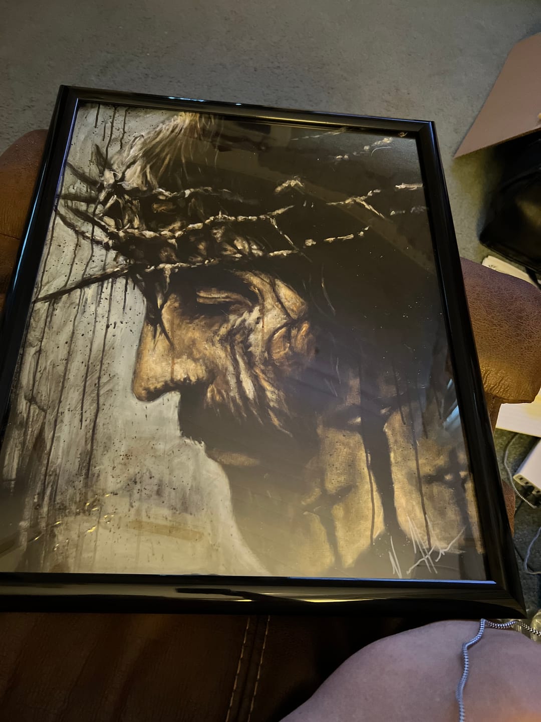 Customer photo review of DESIGN DISCONTINUED - Redeemer's Love With Crosses