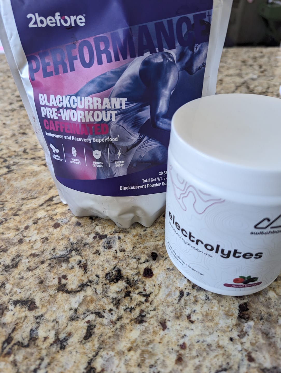 Customer photo review of Blackcurrant Pre Workout - Caffeinated
