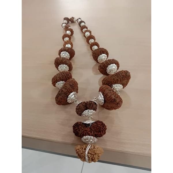 Customer photo review of 1-14 MUKHI RUDRAKSHA MALA - SIDDHA MALA (NEPALI BEADS)