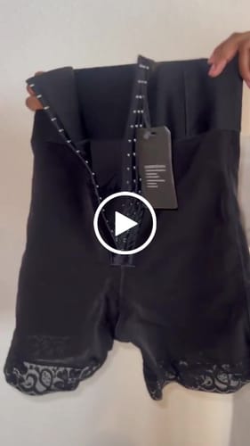 Customer video review of Valentina 2.0 -  Hoch taillierter Body Shaper zum Abnehmen mit 3 Reihen Haken und Stäbchen