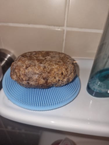 Customer photo review of BLACK SOAP - afrikanische schwarze Seife